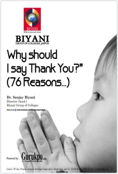 Why should I say Thank You? (76 Reasons…)