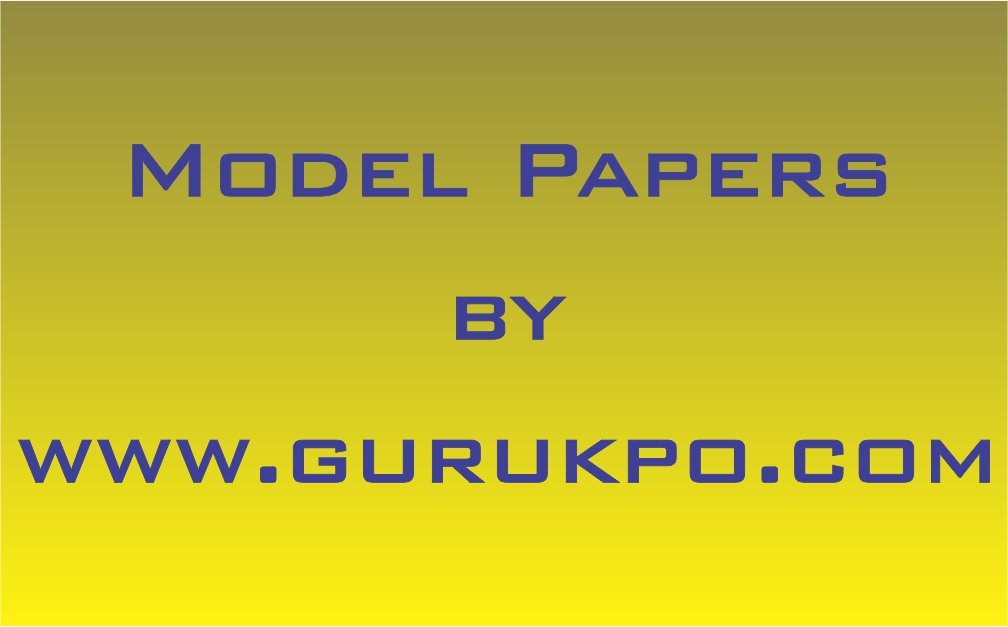 Sociological Thought(Model Paper)