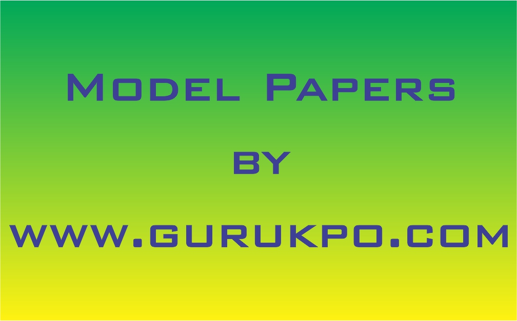 Economics(Model Paper)