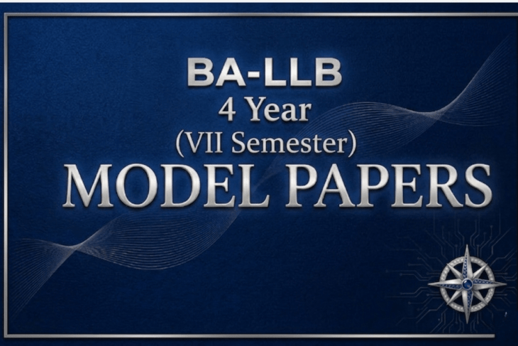 B.A. LL.B VII Semester Model Paper