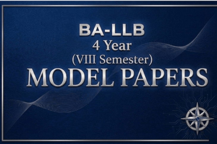 BA LLB VIII Semester Model Papers