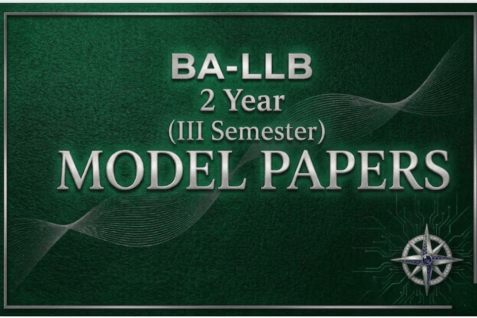ballb III semester model paper